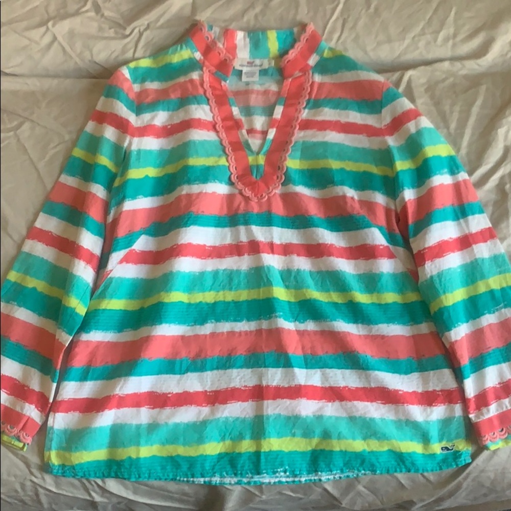 Vinyard vines Easter shirt